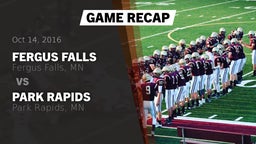 Recap: Fergus Falls  vs. Park Rapids  2016