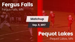 Matchup: Fergus Falls High vs. Pequot Lakes  2017