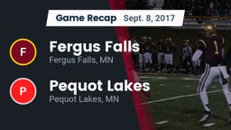 Recap: Fergus Falls  vs. Pequot Lakes  2017