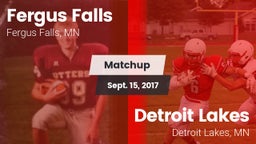 Matchup: Fergus Falls High vs. Detroit Lakes  2017
