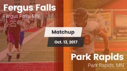 Matchup: Fergus Falls High vs. Park Rapids  2017
