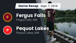 Recap: Fergus Falls  vs. Pequot Lakes  2018