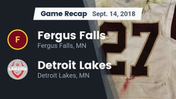 Recap: Fergus Falls  vs. Detroit Lakes  2018
