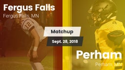 Matchup: Fergus Falls High vs. Perham  2018