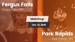 Matchup: Fergus Falls High vs. Park Rapids  2018