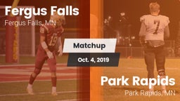 Matchup: Fergus Falls High vs. Park Rapids  2019