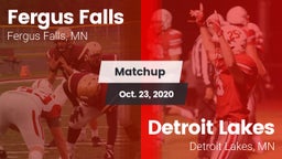 Matchup: Fergus Falls High vs. Detroit Lakes  2020