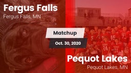 Matchup: Fergus Falls High vs. Pequot Lakes  2020