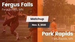 Matchup: Fergus Falls High vs. Park Rapids  2020