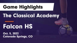 The Classical Academy  vs Falcon HS Game Highlights - Oct. 5, 2022