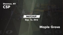 Matchup: CSP vs. Maple Grove 2016