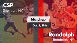 Matchup: CSP vs. Randolph  2016