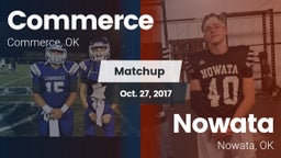 Matchup: Commerce  vs. Nowata  2017
