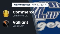 Recap: Commerce  vs. Valliant  2017