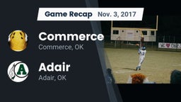 Recap: Commerce  vs. Adair  2017