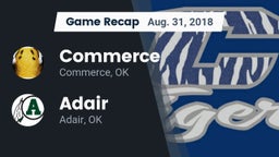 Recap: Commerce  vs. Adair  2018