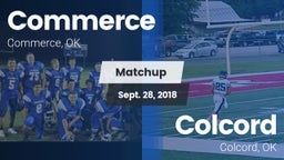 Matchup: Commerce  vs. Colcord  2018