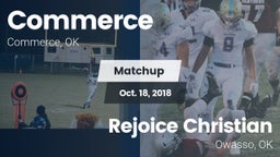 Matchup: Commerce  vs. Rejoice Christian  2018