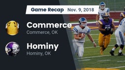 Recap: Commerce  vs. Hominy  2018