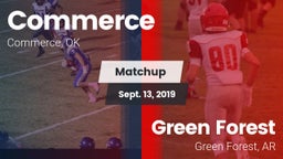 Matchup: Commerce  vs. Green Forest  2019