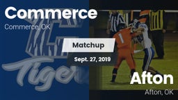 Matchup: Commerce  vs. Afton  2019