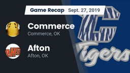 Recap: Commerce  vs. Afton  2019