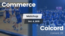 Matchup: Commerce  vs. Colcord  2019