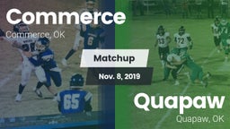 Matchup: Commerce  vs. Quapaw  2019