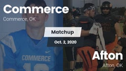 Matchup: Commerce  vs. Afton  2020