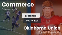 Matchup: Commerce  vs. Oklahoma Union  2020