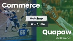 Matchup: Commerce  vs. Quapaw  2020