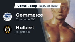 Recap: Commerce  vs. Hulbert  2023