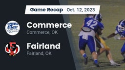 Recap: Commerce  vs. Fairland  2023