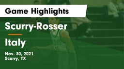 Scurry-Rosser  vs Italy  Game Highlights - Nov. 30, 2021