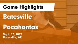 Batesville  vs Pocahontas  Game Highlights - Sept. 17, 2019
