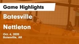 Batesville  vs Nettleton  Game Highlights - Oct. 6, 2020