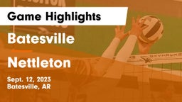 Batesville  vs Nettleton  Game Highlights - Sept. 12, 2023