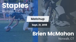Matchup: Staples  vs. Brien McMahon  2018