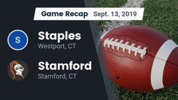 Recap: Staples  vs. Stamford  2019
