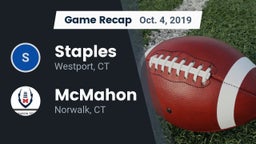 Recap: Staples  vs. McMahon  2019