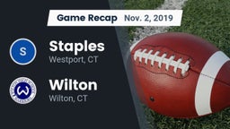 Recap: Staples  vs. Wilton  2019