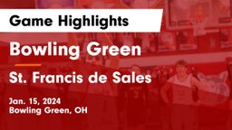 Bowling Green  vs St. Francis de Sales  Game Highlights - Jan. 15, 2024