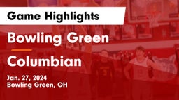 Bowling Green  vs Columbian  Game Highlights - Jan. 27, 2024