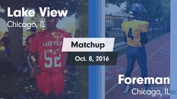 Matchup: Lake View High Schoo vs. Foreman  2016