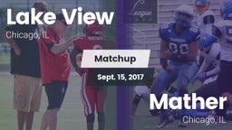 Matchup: Lake View High Schoo vs. Mather  2017
