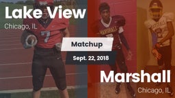 Matchup: Lake View High Schoo vs. Marshall  2018