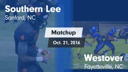 Matchup: Southern Lee High vs. Westover  2016