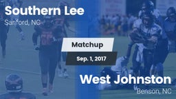 Matchup: Southern Lee High vs. West Johnston  2017