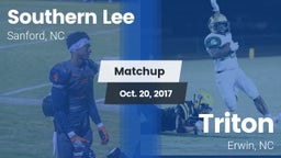 Matchup: Southern Lee High vs. Triton  2017