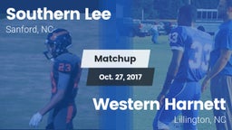 Matchup: Southern Lee High vs. Western Harnett  2017